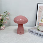 Contemporary Nordic Mushroom Shape Glass USB LED Table Lamp For Bedroom Lumendat