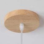 Contemporary Boho Lantern Shape Bamboo Weaving Wood 1 - Light Pendant Light For Dining Room