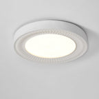 Traditional French Round Carving Resin Iron Acrylic LED Flush Mount Ceiling Light For Bedroom Lumendat