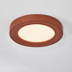 Traditional French Round Carving Resin Iron Acrylic LED Flush Mount Ceiling Light For Bedroom Lumendat