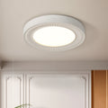 Traditional French Round Carving Resin Iron Acrylic LED Flush Mount Ceiling Light For Bedroom Lumendat