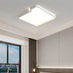 Contemporary Nordic Iron Acrylic Square Cloud Shade LED Flush Mount Ceiling Light For Living Room
