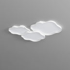 Contemporary Nordic Iron Acrylic Square Cloud Shade LED Flush Mount Ceiling Light For Living Room