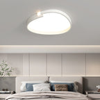 Contemporary Nordic Iron Acrylic Square Cloud Shade LED Flush Mount Ceiling Light For Living Room