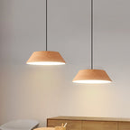 Traditional Chinese Drum Shape Acrylic Iron LED Pendant Light For Living Room