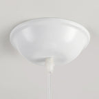 Contemporary Creative Round Ball Lanterns Iron Imitation Silk 1/3-Light Pendant Light For Living Room
