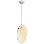 Contemporary Creative Round Ball Lanterns Iron Imitation Silk 1/3-Light Pendant Light For Living Room