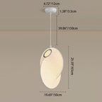 Contemporary Creative Round Ball Lanterns Iron Imitation Silk 1/3-Light Pendant Light For Living Room