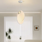 Contemporary Creative Round Ball Lanterns Iron Imitation Silk 1/3-Light Pendant Light For Living Room