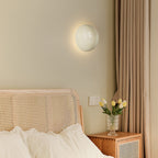 Modern Minimalist Iron Round Ambiance LED Wall Sconce Lamp For Living Room