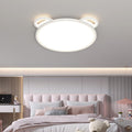 Lumendat Contemporary Creative Kids Cartoon Airplane Bear Iron Aluminum Acrylic LED Flush Mount Ceiling For Bedroom Lumendat