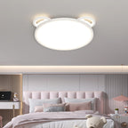 Lumendat Contemporary Creative Kids Cartoon Airplane Bear Iron Aluminum Acrylic LED Flush Mount Ceiling For Bedroom Lumendat