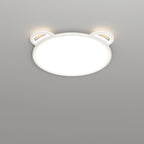 Lumendat Contemporary Creative Kids Cartoon Airplane Bear Iron Aluminum Acrylic LED Flush Mount Ceiling For Bedroom Lumendat
