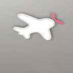 Lumendat Contemporary Creative Kids Cartoon Airplane Bear Iron Aluminum Acrylic LED Flush Mount Ceiling For Bedroom Lumendat