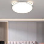 Lumendat Contemporary Creative Kids Cartoon Airplane Bear Iron Aluminum Acrylic LED Flush Mount Ceiling For Bedroom Lumendat