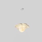 Contemporary Creative Flower Ball Resin Iron 1-Light Pendant Light For Living Room