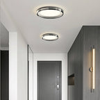 Modern Minimalist Round Square Rectangular Iron PVC LED Flush Mount Ceiling Light For Bedroom Lumendat