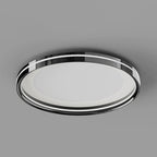 Modern Minimalist Round Square Rectangular Iron PVC LED Flush Mount Ceiling Light For Bedroom Lumendat