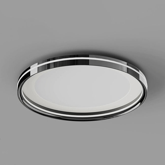 Modern Minimalist Round Square Rectangular Iron PVC LED Flush Mount Ceiling Light For Bedroom Lumendat