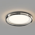 Modern Minimalist Round Square Rectangular Iron PVC LED Flush Mount Ceiling Light For Bedroom Lumendat