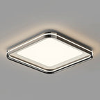 Modern Minimalist Round Square Rectangular Iron PVC LED Flush Mount Ceiling Light For Bedroom Lumendat