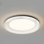 Modern Minimalist Round Square Rectangular Iron PVC LED Flush Mount Ceiling Light For Bedroom Lumendat