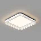 Modern Minimalist Round Square Rectangular Iron PVC LED Flush Mount Ceiling Light For Bedroom Lumendat