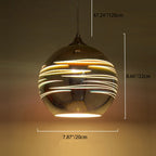 Modern Art Deco Disco 3d Firework Glass Ball Iron 1-light Pendant Light for Living Room BulbSquare