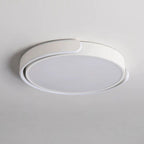Modern Minimalist Geometric Round Iron Aluminum Acrylic LED Flush Mount Ceiling Light For Living Room