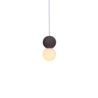 Contemporary Nordic Globe Terrazzo Acrylic Glass 1-light Pendant Light for Bedroom