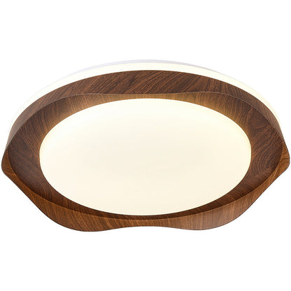 Modern Minimalist Round Iron Acrylic LED Flush Mount Ceiling Light For Living Room