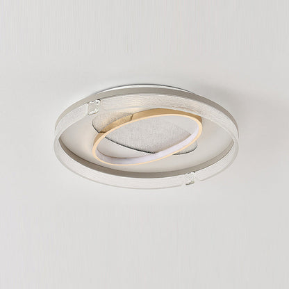 Modern Luxury Combination Oval Round Square Acrylic Aluminum LED Flush Mount Ceiling Light For Living Room