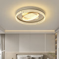 Modern Luxury Combination Oval Round Square Acrylic Aluminum LED Flush Mount Ceiling Light For Living Room