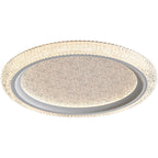 Modern Luxury Round Hardware Aluminum Acrylic LED Flush Mount Ceiling Light For Living Room