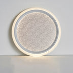Modern Luxury Round Hardware Aluminum Acrylic LED Flush Mount Ceiling Light For Living Room