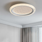 Modern Luxury Round Hardware Aluminum Acrylic LED Flush Mount Ceiling Light For Living Room
