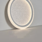 Modern Luxury Round Hardware Aluminum Acrylic LED Flush Mount Ceiling Light For Living Room