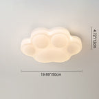 Contemporary Creative Animal Cat's Claw Metal Pe LED Flush Mount Ceiling Light for Bedroom