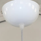 Contemporary Creative Round Jellyfish Iron Artificial Silk 1-Light Pendant Light For Living Room