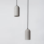 Contemporary Industrial Cylinder Shade Cement 1-light Pendant Light for Living Room