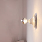 Modern Mid-Century UFO Shape Iron 1-Light Wall Sconce Lamp For Bedroom