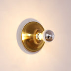Modern Mid-Century UFO Shape Iron 1-Light Wall Sconce Lamp For Bedroom