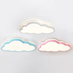 Contemporary Nordic Cloud Iron Acrylic LED Flush Mount Ceiling Light for Bedroom