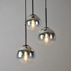 Modern Luxury Gradient Glass Globe Shade 1-light Pendant Light for Dining Room Lumendat
