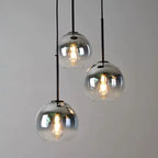 Modern Luxury Gradient Glass Globe Shade 1-light Pendant Light for Dining Room Lumendat