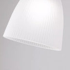 Contemporary Nordic Round Dome Wood Glass Shade 1-Light Pendant Light For Living Room