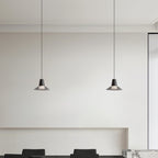 Modern Luxury Cone Shape Glass Brass LED Pendant Light For Living Room