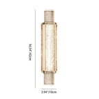Modern Luxury Bubble Cylinder Iron Glass LED Wall Sconce Lamp For Bedroom