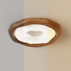 Contemporary Retro Cookies Iron PE Shade LED Flush Mount Ceiling Light For Living Room