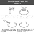Contemporary Retro Iron PE Square Round Rectangular Bubble LED Flush Mount Ceiling Light For Bedroom
